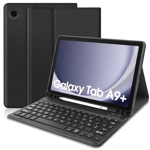 Zabatoco Samsung Galaxy Tab A9+ Tastatur Hülle von Zabatoco
