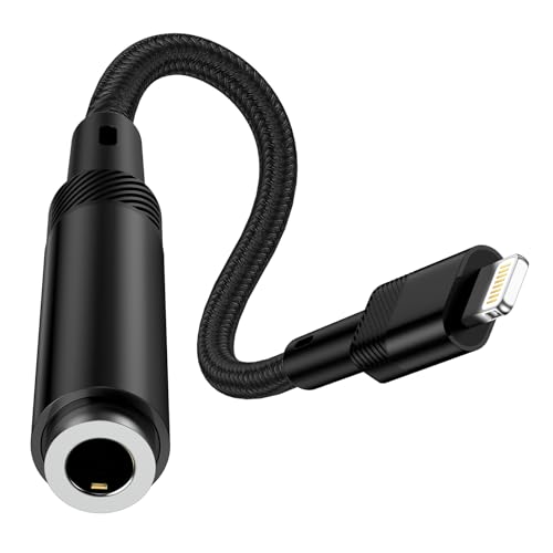 Adapter Kopfhörer Auf iPhone,Lightning auf 3,5 mm Kopfhöreranschluss,Anrufen Lightning auf Klinke HiFi Kopfhörer Adapter Audio Adapter Dongle Kompatibel mit iPhone 14 13 12 11 X XS MAX XR 8 Plus i Pad Adapter Kopfhörer Auf iPhone,Lightning auf 3,5 mm Kopfhöreranschluss,Anrufen Lightning auf Klinke HiFi Kopfhörer Adapter Audio Adapter Dongle Kompatibel mit iPhone 14 13 12 11 X XS MAX XR 8 Plus i Pad von Zacenei