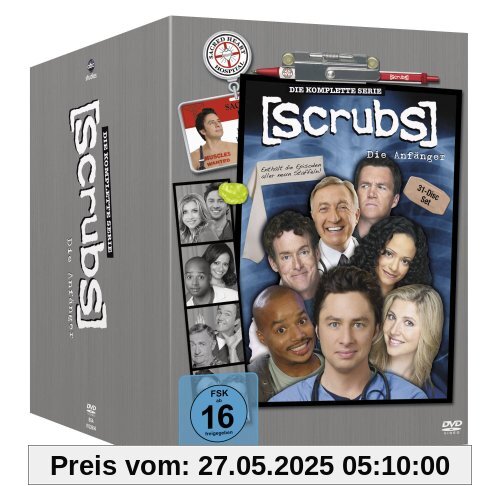 Scrubs: Die Anfänger - Die komplette Serie, Staffel 1-9 (31 Discs) von Zach Braff