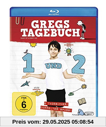 Gregs Tagebuch 1 und 2 [Blu-ray] von Zachary Gordon