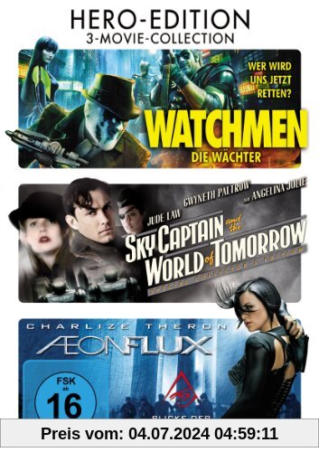 Aeon Flux / Sky Captain And The World Of Tomorrow / Watchmen - Die Wächter [3 DVDs] von Zack Snyder