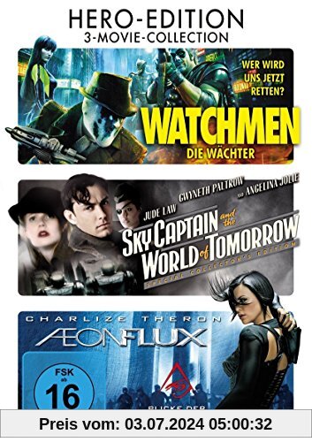 Watchmen - Die Wächter / Sky Captain And The World Of Tomorrow / Aeon Flux - 3DVD von Zack Snyder