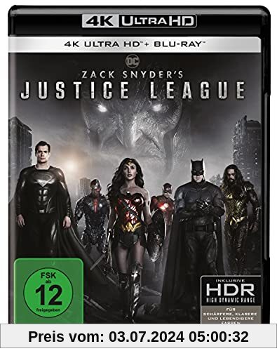 Zack Snyder's Justice League (4K Ultra HD) [Blu-ray] von Zack Snyder