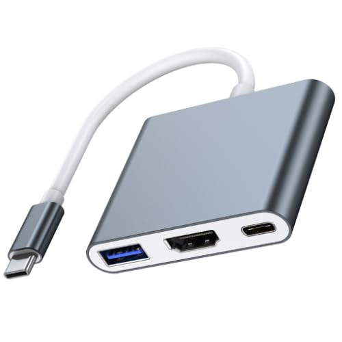 Zacoora Hub, 3-in-1 USB C Hub mit 4K HDMI, USB 3.0 Datenschluss. von Zacoora