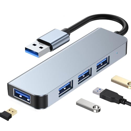 Zacoora USB Hub 3.0 USB Hub t 4 in 1 Mit 1 USB 3.0Hafen und 3 USB 2.0Hafen (2013U) von Zacoora