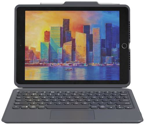 ZAGG ProKeys with Trackpad Tablet-Tastatur mit Hülle Passend für Marke (Tablet): Apple iPad 10.2 ( von Zagg