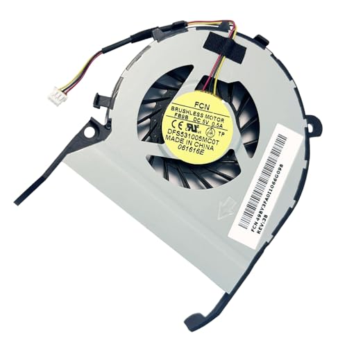 ZAHARA CPU-Lüfter für Toshiba Satellite L800 L800-C05B C800 C805 M840 L840 L845 L845-SP L845D L845D-SP FB9B MF60090V1-C430-G99 DFS531005MC000 T 49BY. 3FA0I1066G09B 5 V CPU Kühler von Zahara
