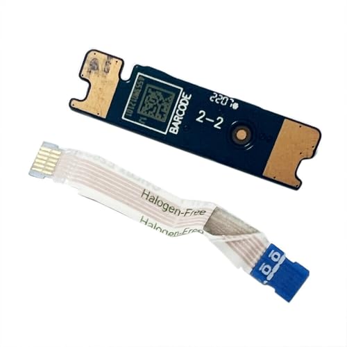 ZAHARA Power Switch ON-FF Button Board + Kabel Ersatz für Lenovo Yoga 7 16IAH7 82UF / IdeaPad Yoga 7 16IAP7 82QG 5C10S30493 5C50S25372 NS-E203 von Zahara