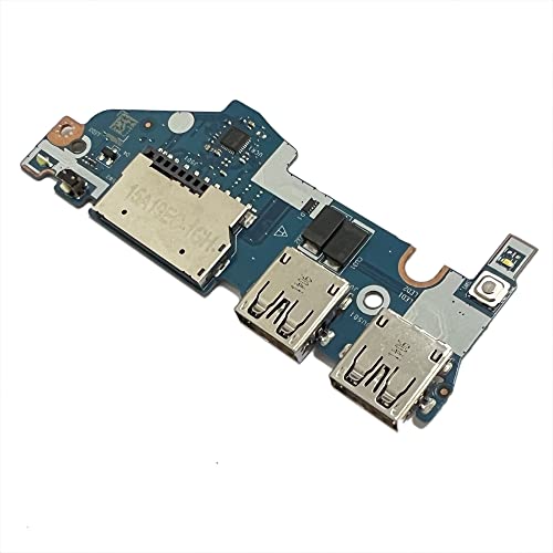 ZAHARA USB Kartenleser ohne Batterien und Kabel Ersatz für Lenovo IdeaPad S340-14IWL 81N7 5C50S24907 S340-14IML 81N9 S340-14IIL 81VV 5C50W89575 LS-H201P LS-H10JP von Zahara