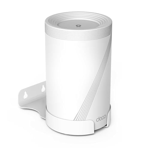 ZahoTse Ständer kompatibel mit TP Link Deco BE63 / BE65 Mesh WiFi 7 System, einfache und stabile Wandhalterung, Standhalterung, TP Link Deco BE63 / BE65 Halterung mit Kabelmanagement (Weiß, 1 Stück) ZahoTse Ständer kompatibel mit TP Link Deco BE63 / BE65 Mesh WiFi 7 System, einfache und stabile Wandhalterung, Standhalterung, TP Link Deco BE63 / BE65 Halterung mit Kabelmanagement (Weiß, 1 Stück) von ZahoTse