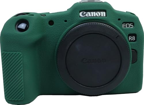 Zakao R8 Hülle, weiche Silikontasche, leicht, schmal, Gummi, schützende Digitalkamera-Schutzhülle für Canon EOS R8 (grün) von Zakao