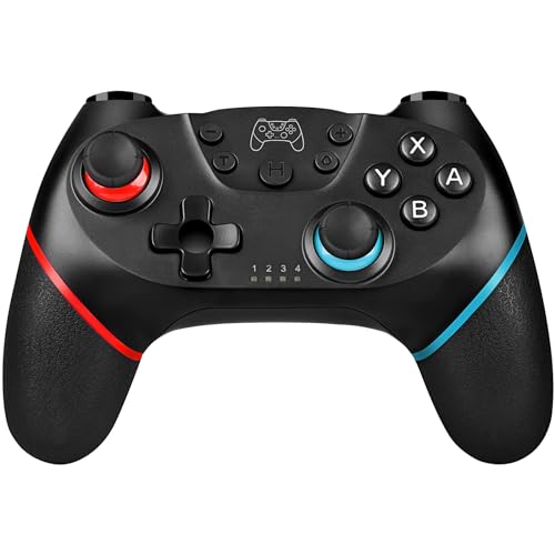 Zakgbxbig Controller für Switch, Wireless Pro Controller für Switch Lite, Controller für Switch Remote Gamepad Joystick, Turbo und Dual Vibration (Blue) von Zakgbxbig