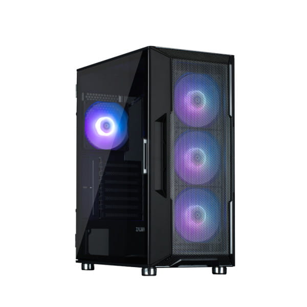 GHE Zalman i3 Neo ARGB ATX Gehäuse Tempered Glass - Schwarz von Zalman