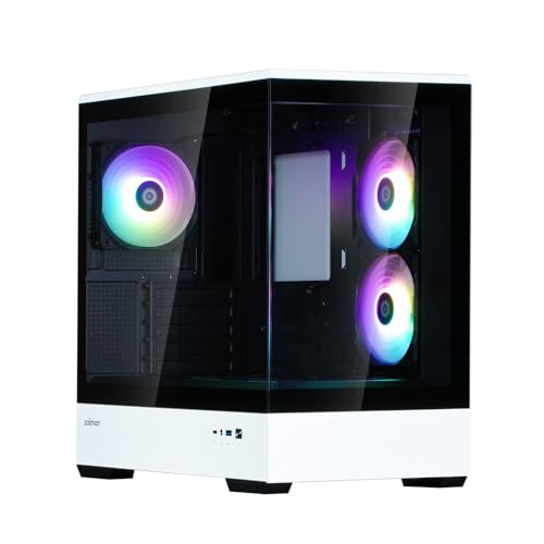 PC-Gehäuse Mini Tower Zalman P30 BW (Schwarz/Weiß) von Zalman