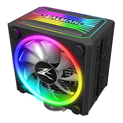 Zalman CNPS10X OPTIMA II - RGB CPU Kühler PC - Dual Blade CPU Lüfter PWM Lüftersteuerung PC - Kompatibilität Prozessorlüfter für AMD CPU und Intel - Weiß RGB von Zalman