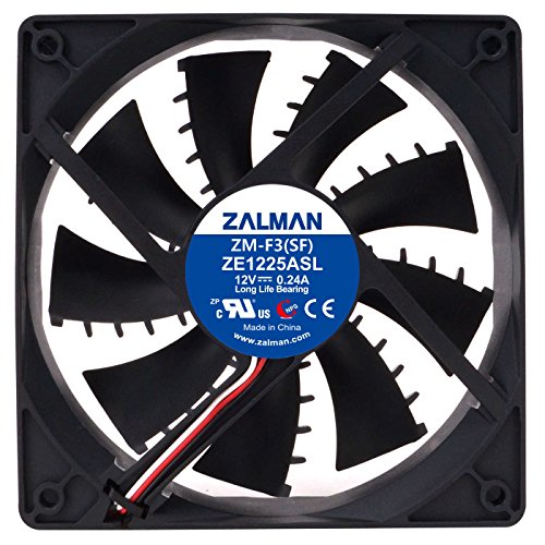 Zalman ZM-F3(SF) Shark Fin Lüfter für Power Supply/Gehäuse (120 mm) von Zalman