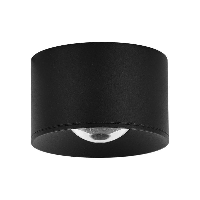 LED-Außen-Deckenspot S133 Ø 6,5 cm, sandschwarz von Zambelis