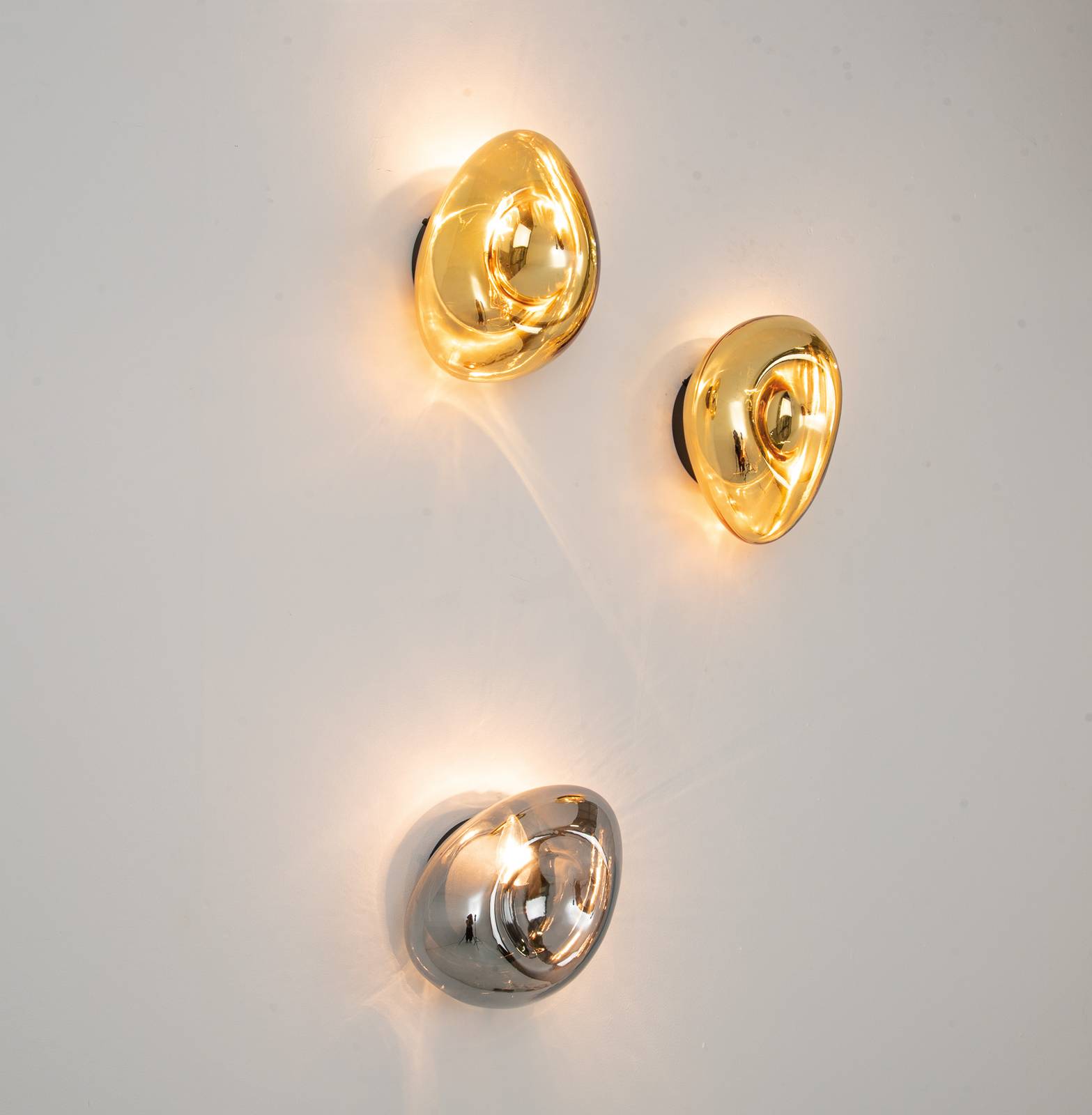 Wandleuchte 22047, goldfarben, Glas, Höhe 27,5 cm, E14 Wandleuchte 22047, goldfarben, Glas, Höhe 27,5 cm, E14 von Zambelis