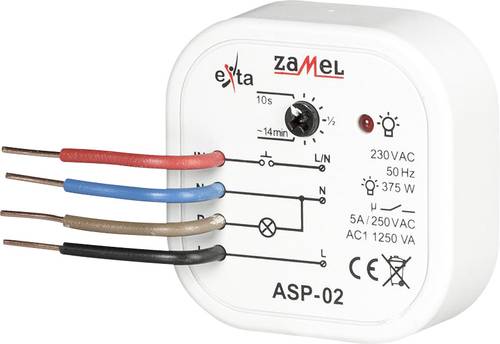 Zamel ASP-02 Treppenlichtzeitschalter Einbau 230V von Zamel