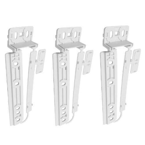 Zanussi Tür Für Kühlschrank Gefrierschrank Kunststoffhalterung Schieber Klammer Montage Set (Packung von 1, 2, 3, 4, 6 oder 8) - 3 Klammern von Zanussi