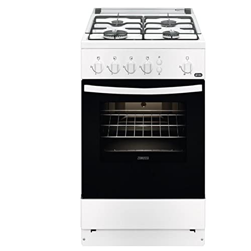 Zanussi ZCG510U1WA Freistehender Kocher Gaskochfeld Weiß von Zanussi