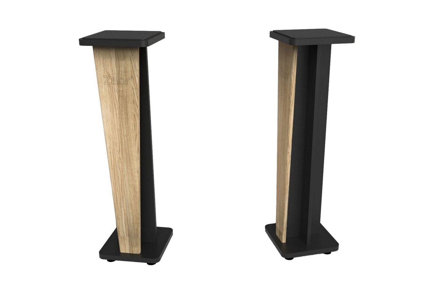 Zaor Lautsprecherständer, (Stand Croce 42 Oak/Black, Stand Croce 42 Oak/Black - Monitor Stativ) von Zaor