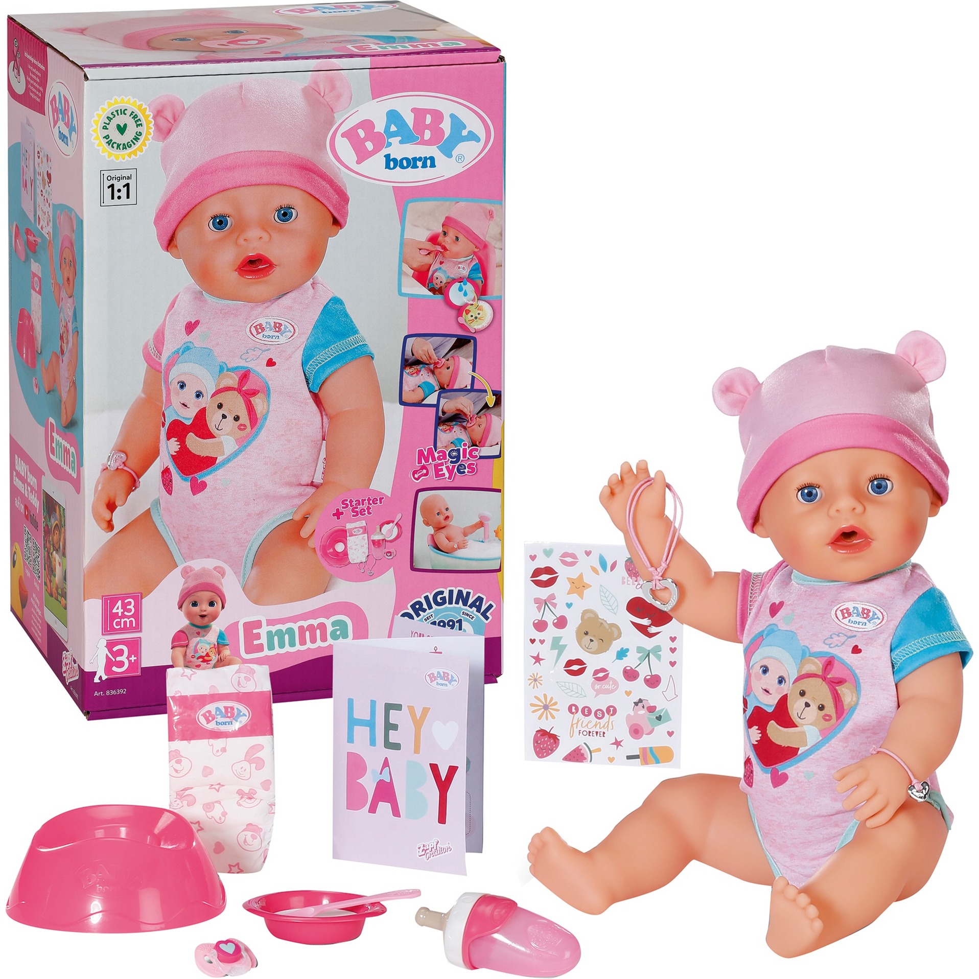 BABY born® Emma 43cm, Puppe von Zapf Creation