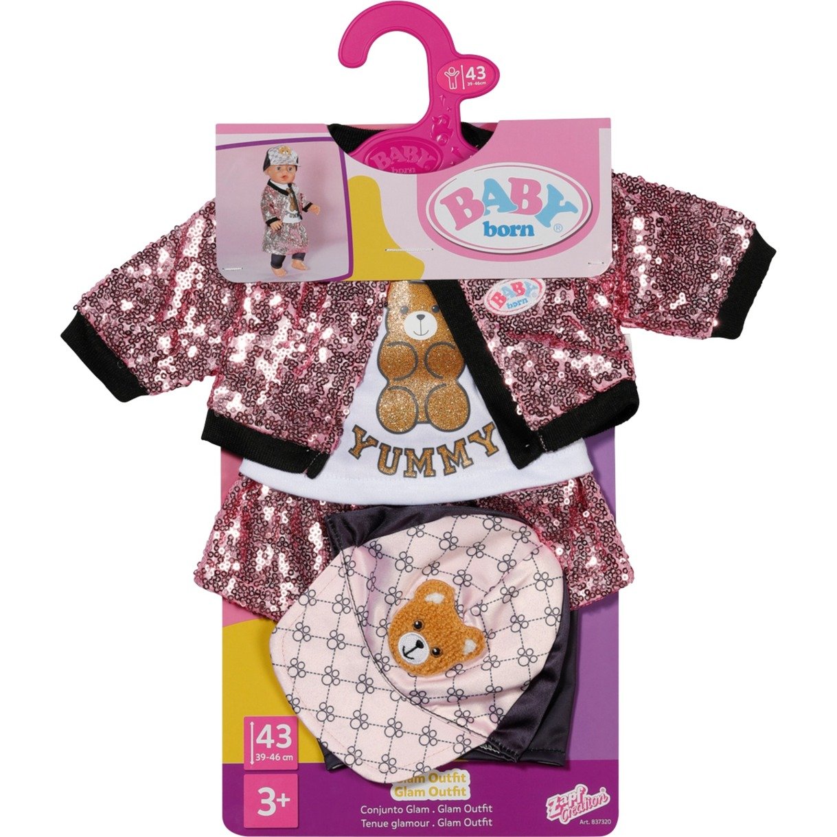 BABY born® Glam Outfit 43cm, Puppenzubehör von Zapf Creation