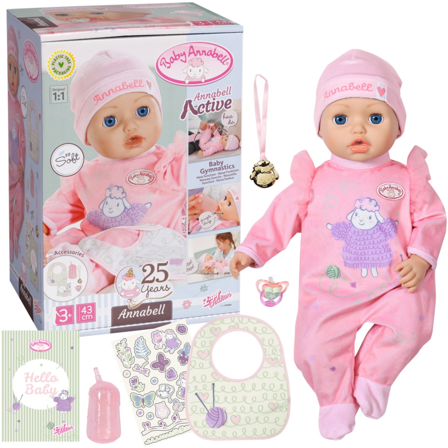 Baby Annabell® Annabell Active Annabell 43cm, Puppe von Zapf Creation