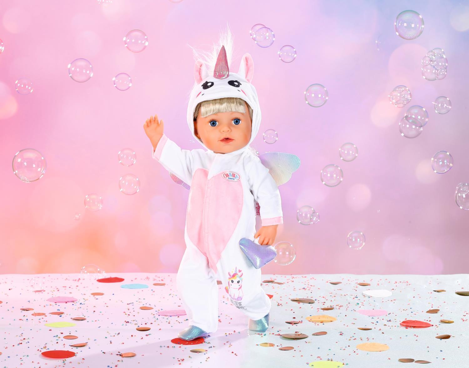 BABY born Unicorn Onesie Puppen-Strampler (832936) von Zapf