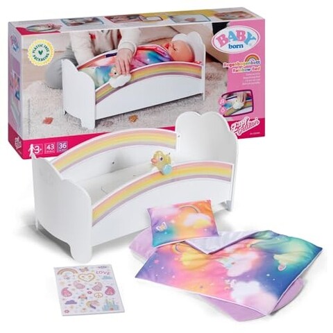 Zapf Creation BABY born® Regenbogen Bett von Zapf