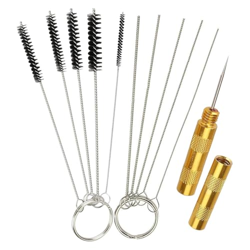 11 Stück Airbrush Reinigungsset,Airbrush Reinigungswerkzeug,Set zur Reinigung und Reparatur von Airbrush-Pistolen,5 Reinigungsbürsten+5 Reinigungsnadeln+Waschnadel,Airbrush Reinigungswerkzeug Kit 11 Stück Airbrush Reinigungsset,Airbrush Reinigungswerkzeug,Set zur Reinigung und Reparatur von Airbrush-Pistolen,5 Reinigungsbürsten+5 Reinigungsnadeln+Waschnadel,Airbrush Reinigungswerkzeug Kit von Zaphara