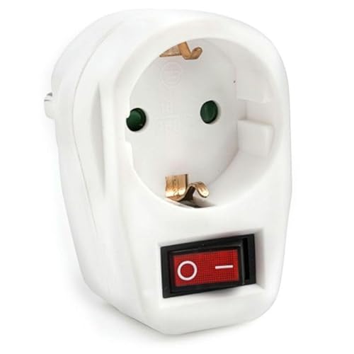 Adapter 10/16 A mit 1 Steckdose und internem Anschluss, ideal für den Anschluss elektrischer Geräte in Engen Räumen. Adapter 10/16 A mit 1 Steckdose und internem Anschluss, ideal für den Anschluss elektrischer Geräte in Engen Räumen. von Zarivy