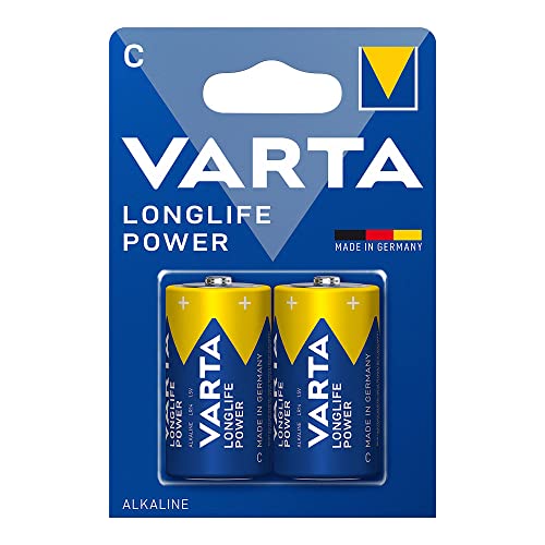 Alkalina LongLife Power C - LR14 (Blister 2 Stück) – Ø 26,2 x 50 mm. Leistung und Haltbarkeit für Ihre Geräte, ideal für Spielzeug, Taschenlampen und mehr. Vertrauen Sie auf Seine Leistung! von Zarivy