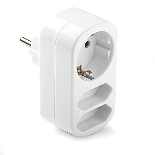 Bipolarer Dreifachadapter 2TT + TTL, vielseitiges Design für sichere elektrische Verbindungen in elektrischen Anlagen und elektrischen Geräten. von Zarivy