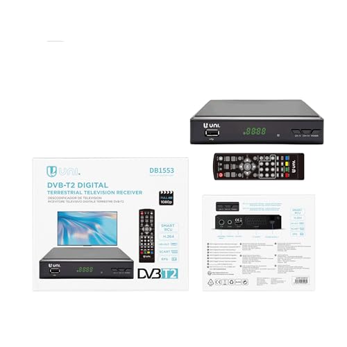 DVB-T2 H.264 Decoder, ideal zum Empfang digitaler terrestrischer Fernsehsignale und zur Verbesserung der Bild- und Tonqualität. von Zarivy