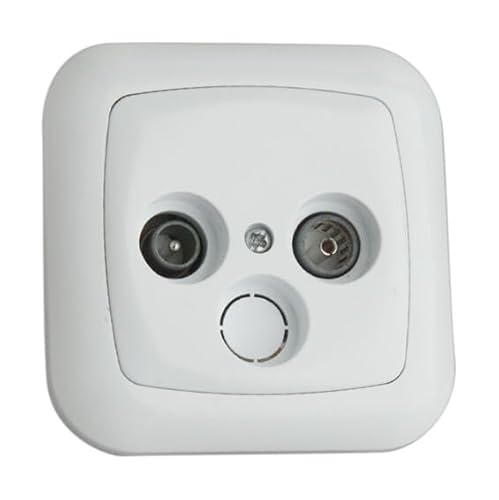 Einbausteckdose für TV- und Radio-Antenne, diskretes Design, einfache Installation, optimiert Signal und verbesserter Audio- und Videoempfang. von Zarivy