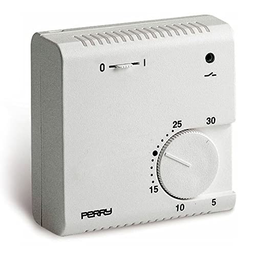 Elektronisches Gas-Erweiterungsthermostat, Serie TEG mit Pilot und Schalter ON/Off, Weiß von Zarivy