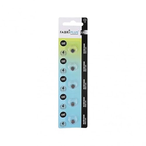 Knopfzelle Sr621/363 1,5 V Fabriplus mit Silberoxidation und 0% Quecksilber, Maße: 20 x 5 x 0,5 cm, ideal für energiesparende elektronische Geräte. von Zarivy