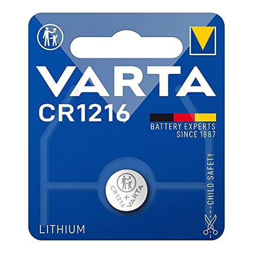 Lithium-Batterie CR1216, 3 V, Blister 1 Stück, Ø 12,5 x 1,6 mm. Leistungsstark und kompakt, ideal für kleine Geräte wie Uhren, Taschenrechner und Spielzeug. Langlebige Energie in einem Paket. Lithium-Batterie CR1216, 3 V, Blister 1 Stück, Ø 12,5 x 1,6 mm. Leistungsstark und kompakt, ideal für kleine Geräte wie Uhren, Taschenrechner und Spielzeug. Langlebige Energie in einem Paket. von Buosha