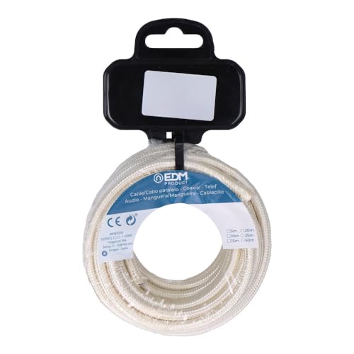 Rohrkabeltrommel H03VV-F 2x0,75mm² 5m ideal für elektrische Verbindungen und den Innenbereich von Zarivy