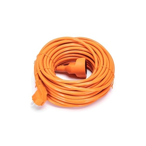 Verlängerungskabel 3G1,5, 20 m, Orange, für elektrischen Anschluss, ideal für den Einsatz im Freien und zur Verlängerung der Reichweite von Geräten. von Zarivy