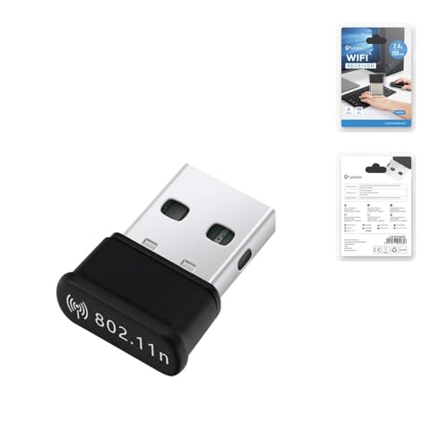 WLAN-USB-Adapter, Schwarz – Drahtlose Verbindung, Kompatibilität mit Mehreren Geräten, ideal zur Verbesserung des Signals und zum Surfen im Internet. von Zarivy