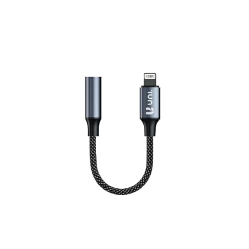 Zarivy Bluetooth-Lightning-Stecker auf 3,5-mm-Buchse mit Metallgehäuse, ideal für den Anschluss von Kopfhörern und Audio-Geräten. Zarivy Bluetooth-Lightning-Stecker auf 3,5-mm-Buchse mit Metallgehäuse, ideal für den Anschluss von Kopfhörern und Audio-Geräten. von Zarivy