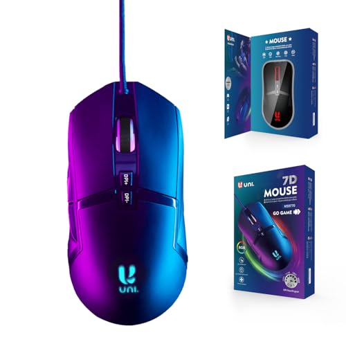 Zarivy Gaming-Maus mit Kabel, Schwarz, präziser Sensor, ergonomisches Design, ideal für Videospiele und Lange Nutzung. von Zarivy