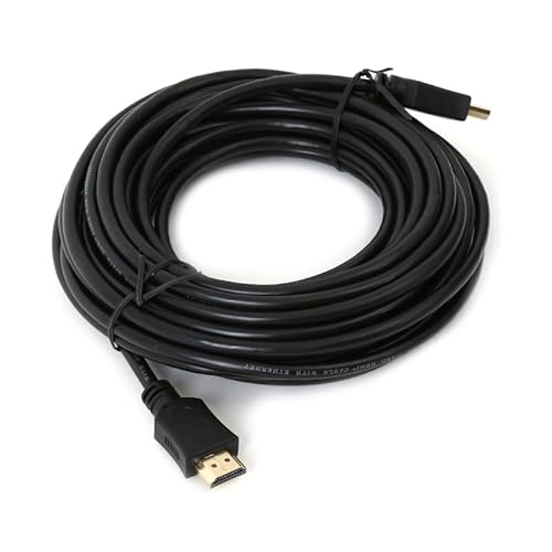 Zarivy HDMI-Kabel 1.4, 10 m, 3D-Unterstützung und 4K-Auflösung, ideal für den Anschluss von elektronischen Geräten und die Übertragung von Audio- und Videoqualität Zarivy HDMI-Kabel 1.4, 10 m, 3D-Unterstützung und 4K-Auflösung, ideal für den Anschluss von elektronischen Geräten und die Übertragung von Audio- und Videoqualität von Zarivy