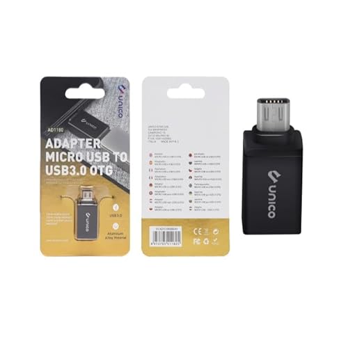Zarivy Mikro-Stecker auf USB 3.0-Buchse Adapter ermöglicht den Anschluss mobiler Geräte an Standard-USB-Ports für die Datenübertragung. von Zarivy