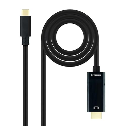 Zarivy USB-C auf HDMI Konverterkabel, 1,8 m, schwarz, ideal zum Anschluss von Geräten an externe Displays und Projektoren. Zarivy USB-C auf HDMI Konverterkabel, 1,8 m, schwarz, ideal zum Anschluss von Geräten an externe Displays und Projektoren. von Zarivy