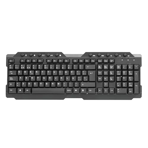 Zarivy USB-Multimedia-Tastatur, ergonomisches Design, Schnellzugriffstasten, LED-Beleuchtung, ideal für Produktivität und Unterhaltung. Zarivy USB-Multimedia-Tastatur, ergonomisches Design, Schnellzugriffstasten, LED-Beleuchtung, ideal für Produktivität und Unterhaltung. von Zarivy