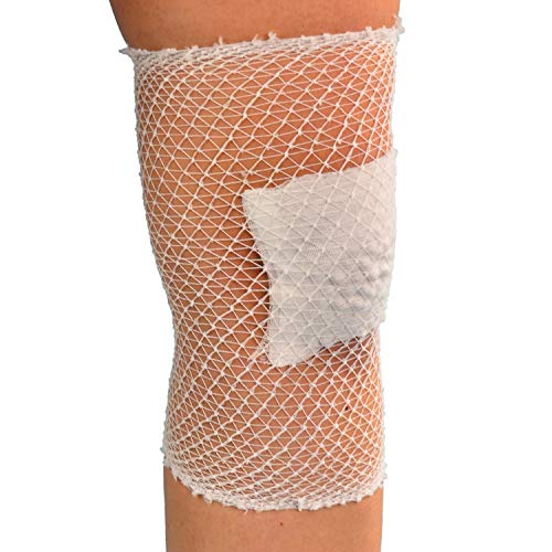 Zarys SO-0601 elastoNET Elastischer Röhrenförmiger Netzverband für Kopf, Schulter, Unterschenkel und Knie, Nicht Steril, 1m Length, 64 Stück von Zarys